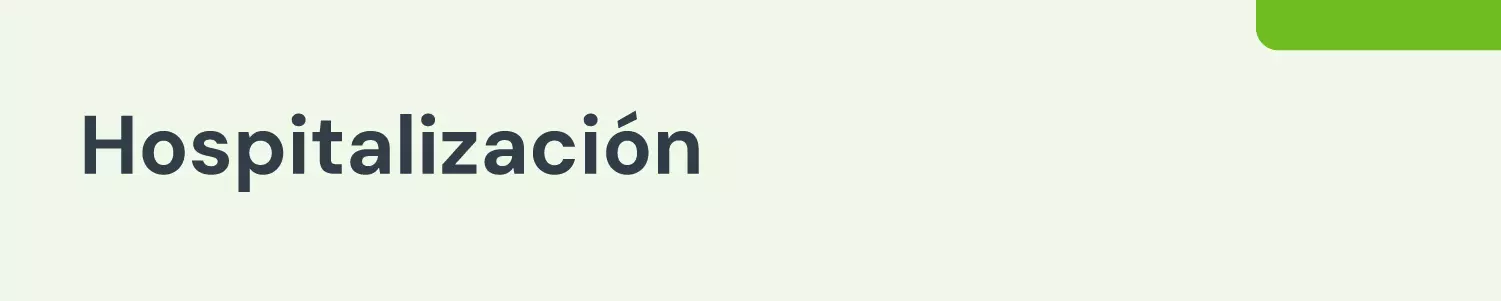 Hospitalización